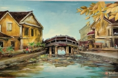"Hội An" (Hoi An, Danang, Vietnam)
Material: Arcrylic.
Pained by Tien Dat on December 3rd, 2023 in Vancouver, BC, Canada.
