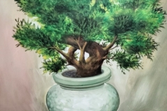 "Tùng" (Cedrus Tree)
Material: Arcylic.
Pained by Tien Dat on December 5th, 2023 in Vancouver, BC, Canada.